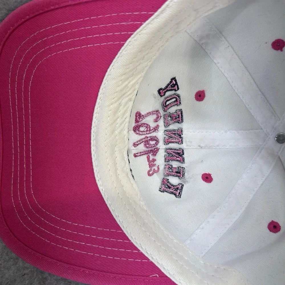 Kennedy Space Center Est 1962 Prairie‎ Mountain White Pink Cotton Strapback Cap